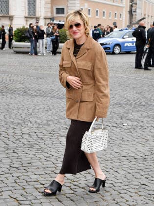 Rome, 71st David di Donatello Awards, Arrivals at the Quirinale Palace. Pictured is Valeria Bruni Tedeschi.  Copyright: xVincenzoxLandix xipa-agency.netx xDxAvanzo Provvisionatox IPA_Agency_IPA74449870