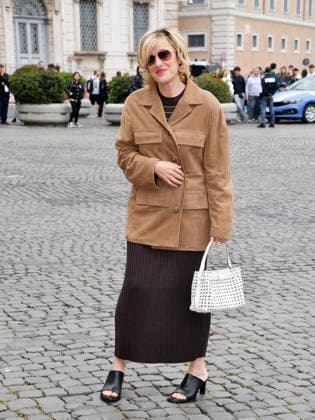 Rome, 71st David di Donatello Awards, Arrivals at the Quirinale Palace. Pictured is Valeria Bruni Tedeschi.  Copyright: xVincenzoxLandix xipa-agency.netx xDxAvanzo Provvisionatox IPA_Agency_IPA74449871
