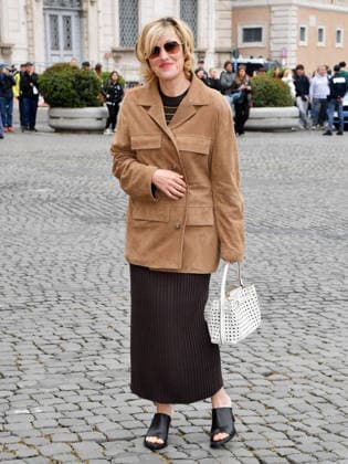 Rome, 71st David di Donatello Awards, Arrivals at the Quirinale Palace. Pictured is Valeria Bruni Tedeschi.  Copyright: xVincenzoxLandix xipa-agency.netx xDxAvanzo Provvisionatox IPA_Agency_IPA74449872