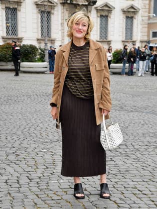 Rome, 71st David di Donatello Awards, Arrivals at the Quirinale Palace. Pictured is Valeria Bruni Tedeschi.  Copyright: xVincenzoxLandix xipa-agency.netx xDxAvanzo Provvisionatox IPA_Agency_IPA74449886