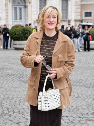 Rome, 71st David di Donatello Awards, Arrivals at the Quirinale Palace. Pictured is Valeria Bruni Tedeschi.  Copyright: xVincenzoxLandix xipa-agency.netx xDxAvanzo Provvisionatox IPA_Agency_IPA74449889