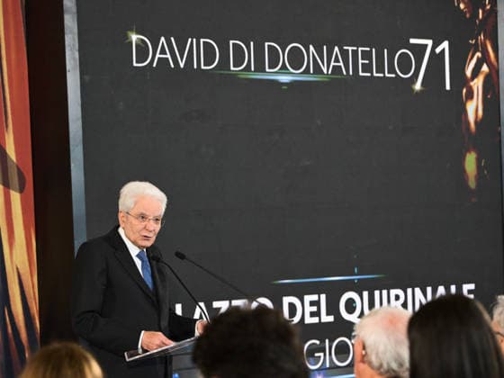 Rome, 71st edition of the David di Donatello Awards, Ceremony at the Quirinale. In the photo: the President of the Republic Sergio Mattarella.  Copyright: xMarcoxProvvisionatox xipa-agency.netx xDxAvanzo Landi Provvisionatox IPA_Agency_IPA74451051