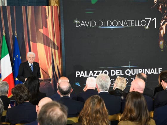 Rome, 71st edition of the David di Donatello Awards, Ceremony at the Quirinale. In the photo: the President of the Republic Sergio Mattarella.  Copyright: xMarcoxProvvisionatox xipa-agency.netx xDxAvanzo Landi Provvisionatox IPA_Agency_IPA74451069