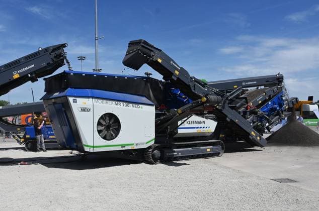 Die IFAT Munich 2026 ist die weltweit führende Fachmesse für Wasser-, Abwasser-, Abfall- und Rohstoffwirtschaft. Die Messe findet alle zwei Jahre auf dem Messegelände in München - Riem statt. Foto: Kleemann Mobirex Neo *** IFAT Munich 2026 is the worlds leading trade fair for water, sewage, waste and raw materials management The trade fair takes place every two years at the exhibition center in Munich Riem Photo Kleemann Mobirex Neo