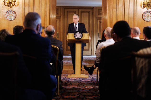 Prime Minister Keir Starmer hosts antisemitism event 05 05 2026. London, United Kingdom. Prime Minister Keir Starmer delivers a speech as he hosts an antisemitism event in 10 Downing Street., Credit:Ben Perry Avalon United Kingdom, Greater London, London, 10 Downing Street  Copyright: xBenxPerryx xAvalonx 1096691309
