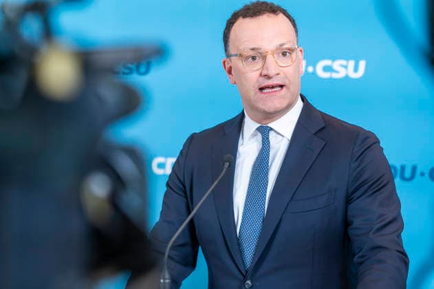 Jens Spahn EUR, Deutschland, Berlin: 05.05.2026: Pressestatement vor der Fraktionssitzung mit dem Vorsitzenden der CDU CSU-Bundestagsfraktion, Jens Spahn. *** Jens Spahn EUR, Germany, Berlin 05 05 2026 Press statement before the parliamentary group meeting with the Chairman of the CDU CSU parliamentary group in the Bundestag, Jens Spahn