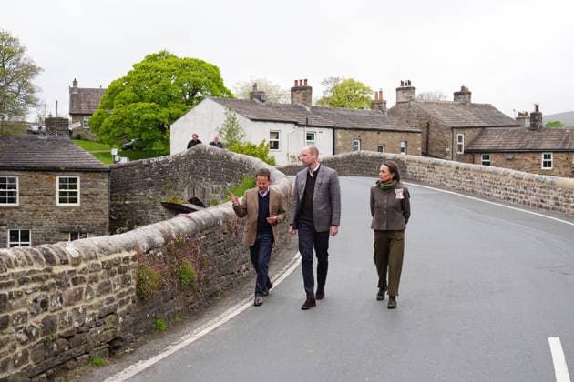 The Prince of Wales visits Yorkshire The Prince of Wales visits the village of Bainbridge to highlight rural communities and sustainability, in North Yorkshire, UK, on the 5th May 2026. Picture by Owen Humphreys WPA-Pool Bainbridge Yorkshire United Kingdom  WHA-0817