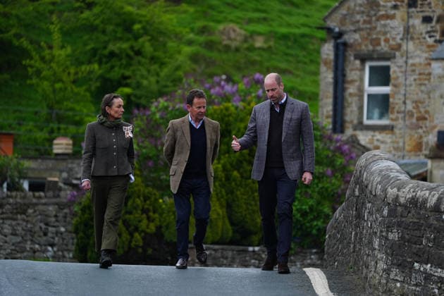 The Prince of Wales visits Yorkshire The Prince of Wales visits the village of Bainbridge to highlight rural communities and sustainability, in North Yorkshire, UK, on the 5th May 2026. Picture by Owen Humphreys WPA-Pool Bainbridge Yorkshire United Kingdom  WHA-0817