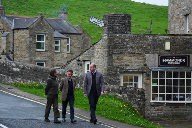 The Prince of Wales visits Yorkshire The Prince of Wales visits the village of Bainbridge to highlight rural communities and sustainability, in North Yorkshire, UK, on the 5th May 2026. Picture by Owen Humphreys WPA-Pool Bainbridge Yorkshire United Kingdom  WHA-0817