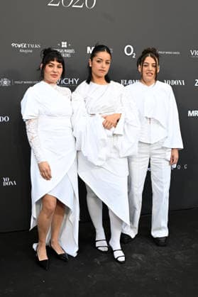 YO DONA Female Power Awards 2026 Aida Tarrío, Olaia Maneiro and Sabela Maneiro Tanxugueiras during the YO DONA Female Power Awards 2026 gala held at the Real Fábrica de Tapices, on May 5, 2026, in Madrid Spain El Mundo and Yo Dona present the Female Power Awards to nine exceptional women PHOTOCALL PRIZES José Madrid Madrid Madrid Espana  Copyright: xJosÃ xOlivax 7501900