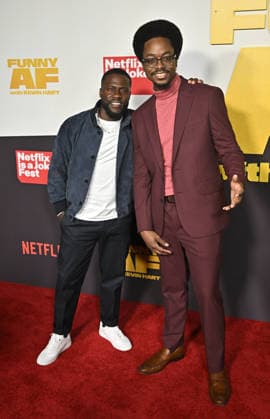 Netflix Is A Joke Festival Presents: Funny AF with Kevin Hart Kevin Hart and Ron Taylor arriving to Netflix Is A Joke Festival Presents: Funny AF with Kevin Hart held at The United Theater on Broadway on May 5, 2026 in Los Angeles, CA. Los Angeles The United Theater on Broadway California USA Copyright: xStarbuck xAFF-USA.COMx