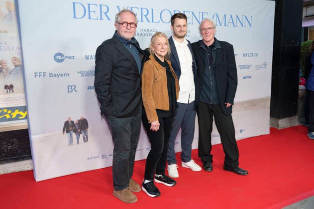 Harald Krassnitzer, Dagmar Manzel, Welf Reinhart und August Zirner bei der Premiere des Kinofilms Der verlorene Mann im City Kino. München, 05.05.2026