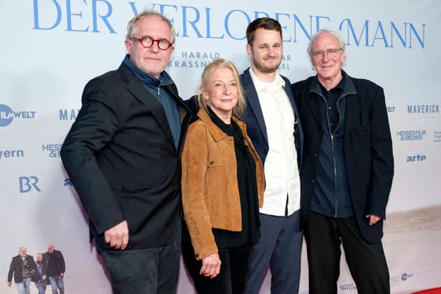Harald Krassnitzer, Dagmar Manzel, Welf Reinhart und August Zirner bei der Premiere des Kinofilms Der verlorene Mann im City Kino. München, 05.05.2026