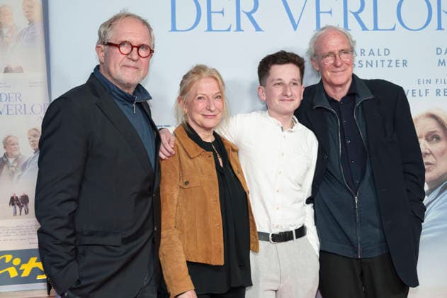 Harald Krassnitzer, Dagmar Manzel, Gast und August Zirner bei der Premiere des Kinofilms Der verlorene Mann im City Kino. München, 05.05.2026