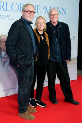 Harald Krassnitzer, Dagmar Manzel und August Zirner bei der Premiere des Kinofilms Der verlorene Mann im City Kino. München, 05.05.2026