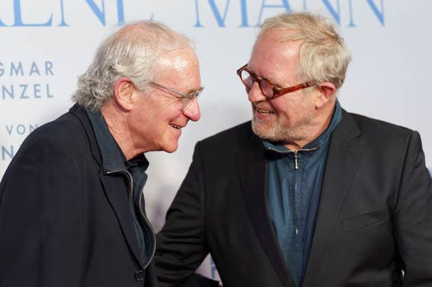 August Zirner und Harald Krassnitzer bei der Premiere des Kinofilms Der verlorene Mann im City Kino. München, 05.05.2026