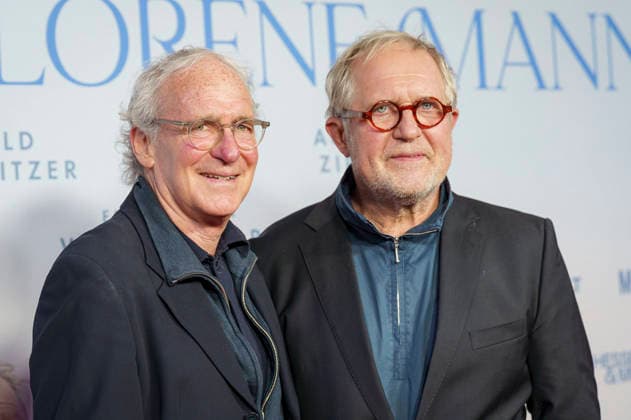 August Zirner und Harald Krassnitzer bei der Premiere des Kinofilms Der verlorene Mann im City Kino. München, 05.05.2026