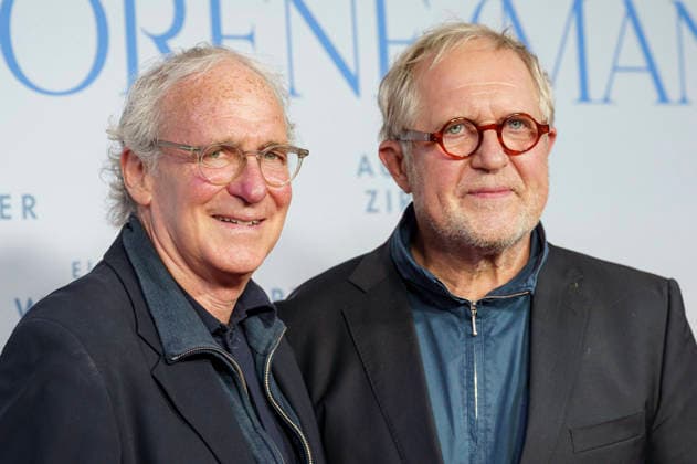 August Zirner und Harald Krassnitzer bei der Premiere des Kinofilms Der verlorene Mann im City Kino. München, 05.05.2026