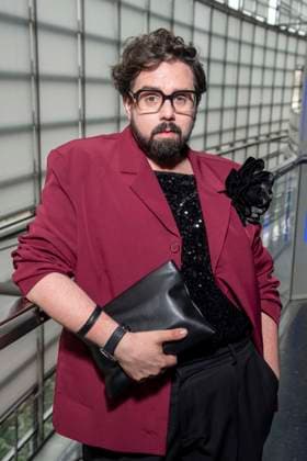 ABB DRACULA- Steven Preisner auf dem blauen Teppich bei der Pemiere von Dracula - Das Musical im BlueMax Theater am 05.05.2026 in Berlin Berlin Deutschland