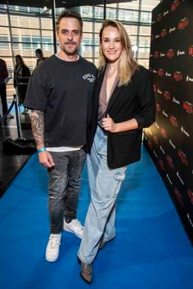 ABB DRACULA- Marc Barthel und Anna Hofbauer auf dem blauen Teppich bei der Pemiere von Dracula - Das Musical im BlueMax Theater am 05.05.2026 in Berlin Berlin Deutschland