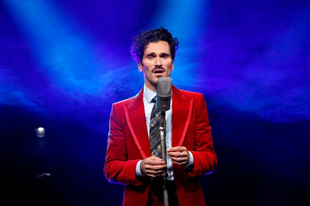 Vladimir Korneev beim Photocall zu seinem neuen Programm Vladimir Korneev singt Dalida - Um nicht allein zu sein im Tipi am Kanzleramt. Berlin, 05.05.2026