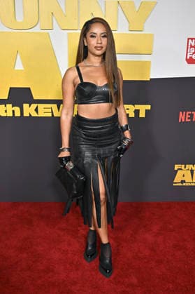 Zaina Sesay beim Live-Event der Netflix-Talentshow Funny AF with Kevin Hart im United Theater. Los Angeles, 05.05.2026
