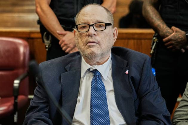 Former Hollywood film producer Harvey Weinstein appears in Manhattan Supreme Court during his re-trial on rape charges in New York City on Wednesday, May 6, 2026. Pool photo by Richard Drew  NYX20260506104 RichardxDrew