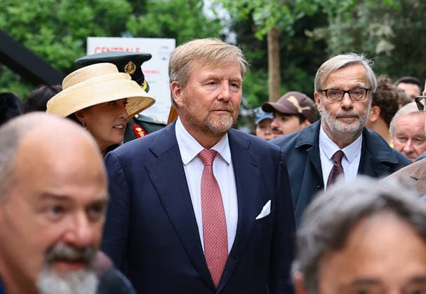 Willem-Alexander of the Netherlands and Máxima of the Netherlands visit the Dutch Pavilion  Copyright: xMatteoxChinellatox xipa-agency.netx xipa-agency.netx xMatteoxChinellatox IPA_Agency_IPA74470993