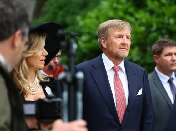 Willem-Alexander of the Netherlands and Máxima of the Netherlands visit the Dutch Pavilion  Copyright: xMatteoxChinellatox xipa-agency.netx xipa-agency.netx xMatteoxChinellatox IPA_Agency_IPA74470995