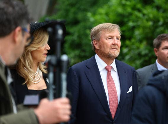 Dutch Royals Visit the 2026 Venice Art Biennale - Venice Willem-Alexander of the Netherlands and Máxima of the Netherlands visit the Dutch Pavilion in Venice, Italy on May 6, 2026. Photo by Matteo Chinellato IPA ABACAPRESS.COM Venice Italy  Copyright: xIPA ABACAx