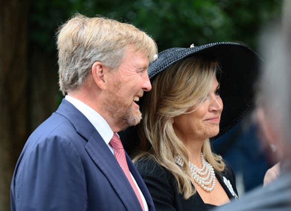 Dutch Royals Visit the 2026 Venice Art Biennale - Venice Willem-Alexander of the Netherlands and Máxima of the Netherlands visit the Dutch Pavilion in Venice, Italy on May 6, 2026. Photo by Matteo Chinellato IPA ABACAPRESS.COM Venice Italy  Copyright: xIPA ABACAx