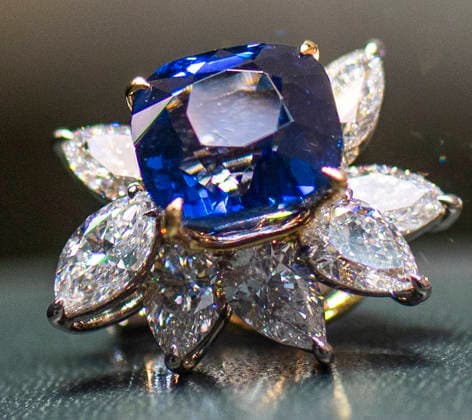 May 6, 2026, Geneva, Geneva, Switzerland: Geneva, Switzerland, 05 06 2026: Jewelry - Geneva GEMMYO presented its blue stone ring at the International Precious Stone and Jewellery Show 2026. The 10th edition of this show, the most prestigious in the world in the field of jewellery and precious stones, was held at Palexpo in Geneva. Geneva Switzerland  - ZUMAd206 20260506_zip_d206_006 Copyright: xEricxDubostx