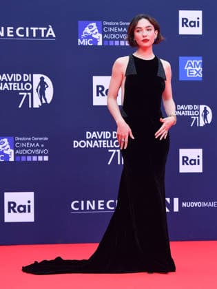 Rome, 71st David di Donatello Awards, Red Carpet. Pictured: Matilda De Angelis  Copyright: xVincenzoxLandix xipa-agency.netx xDxAvanzo Provvisionatox IPA_Agency_IPA74473553