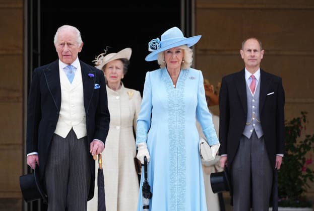 . 06 05 2026. London, United Kingdom. King Charles III and Queen Camilla with Princess Anne and Prince Edward and Sophie at a Buckingham Palace Garden Party in London.  xPoolx xi-Imagesx IIM-26751-0003