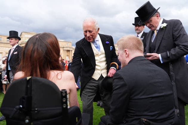 . 06 05 2026. London, United Kingdom. King Charles III and Queen Camilla at a Buckingham Palace Garden Party in London.  xPoolx xi-Imagesx IIM-26751-0024