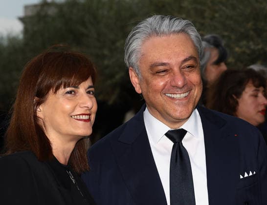 Gala dinner at the Pinault family s Giorgio Cini Foundation. Pictured: Luca de Meo (right)  Copyright: xMatteoxChinellatox xipa-agency.netx xipa-agency.netx xMatteoxChinellatox IPA_Agency_IPA74477065