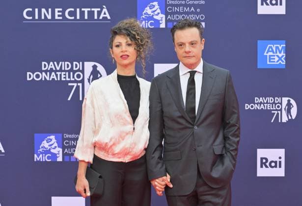 Foto IPP - Roberto Bettacchi Gruppo Editoriale LiveMedia Roma 06 05 2026 Nella foto: Dalal Suleiman and Lino Musella attend the photocall during the 71th David Di Donatello at Cinecitta Studios on May 06, 2026 in Rome, Italy Italy Photo Press - World Copyright 71^ Edizione David di Donatello
