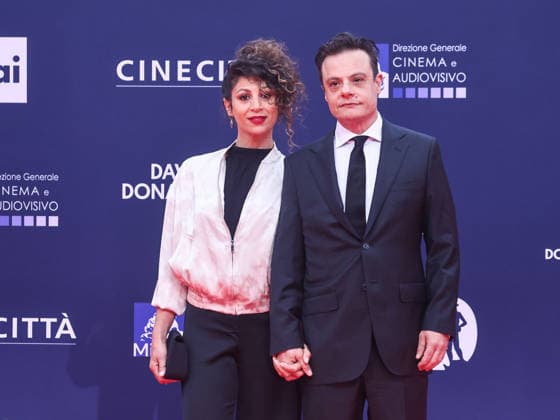 Rome, 71st edition of the David di Donatello Awards 2026 - Red Carpet. Pictured: Dalal Suleiman and Lino Musella  Copyright: xMarcoxProvvisionatox xipa-agency.netx xDxAvanzo Landi Provvisionatox IPA_Agency_IPA74477266