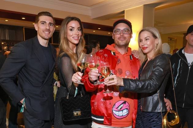 Cannabe - Die Doku mit Capo, Premiere Dr. Dennis Ivanovic, Maya Neuwirth, Mr.Bling Bling, Michelle Monballijn Weltpremiere zu Cannabe - Die Doku mit Capo, Delphi-Filmpalast, Berlin Datum: 06.05.2026 Copyright: xEventpress Kratschx