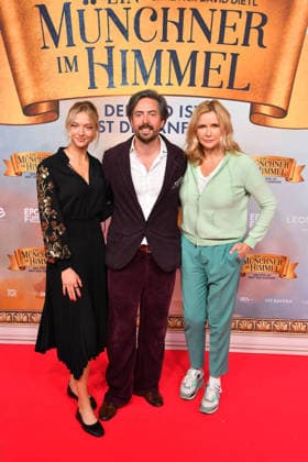 Lilly Krug, David Dietl und Veronica Ferres bei der Ein Muechner im Himmel - Der Tod ist erst der Anfang Kino Premiere am 6.05.2026 in Muenchen Ein Muenchner im Himmel Filmpremiere in Muenchen