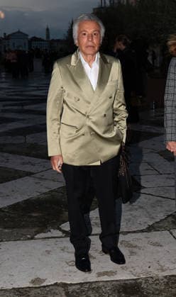 Gala dinner at the Pinault family s Giorgio Cini Foundation. Pictured: Giancarlo Giammetti  Copyright: xMatteoxChinellatox xipa-agency.netx xipa-agency.netx xMatteoxChinellatox IPA_Agency_IPA74478554
