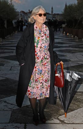 Gala dinner at the Pinault family s Giorgio Cini Foundation. Pictured: Giovanna Melandri  Copyright: xMatteoxChinellatox xipa-agency.netx xipa-agency.netx xMatteoxChinellatox IPA_Agency_IPA74478557