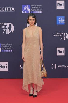 News - 71^ Edizione David di Donatello 2026 - Cerimonia di Premiazione Tecla Insolia - dressing Fendi - attends the photocall during the 71th David Di Donatello at Cinecitta Studios on May 06, 2026 in Rome, Italy Roma Roma Italy Copyright: xRobertoxBettacchix xLiveMediax LPN_2434675