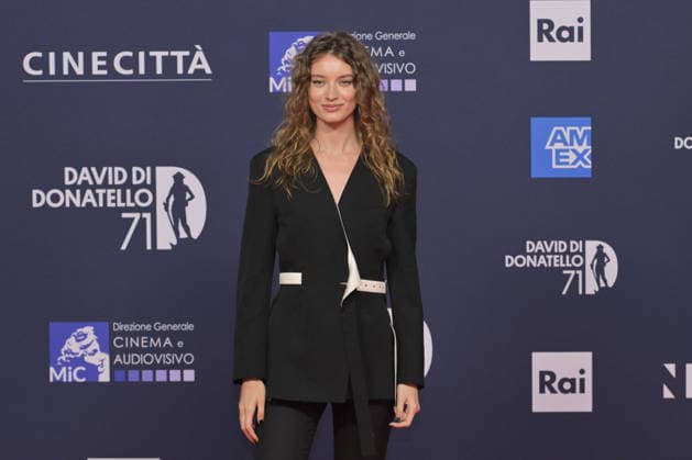News - 71^ Edizione David di Donatello 2026 - Cerimonia di Premiazione Giulia Maenza attends the photocall during the 71th David Di Donatello at Cinecitta Studios on May 06, 2026 in Rome, Italy Roma Roma Italy Copyright: xRobertoxBettacchix xLiveMediax LPN_2434836