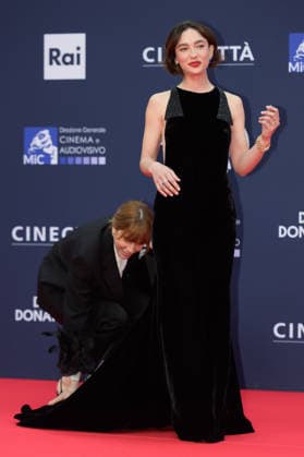 Matilda De Angelis attends the red carpet of the 71st David Di Donatello italian cinema awards at Cinecitta in Rome (Italy) on May 6, 2026. andreaxstaccioli