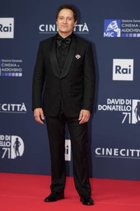 Claudio Santamaria attends the red carpet of the 71st David Di Donatello italian cinema awards at Cinecitta in Rome (Italy) on May 6, 2026. andreaxstaccioli