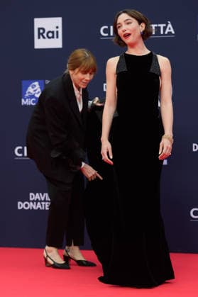 Matilda De Angelis attends the red carpet of the 71st David Di Donatello italian cinema awards at Cinecitta in Rome (Italy) on May 6, 2026. andreaxstaccioli