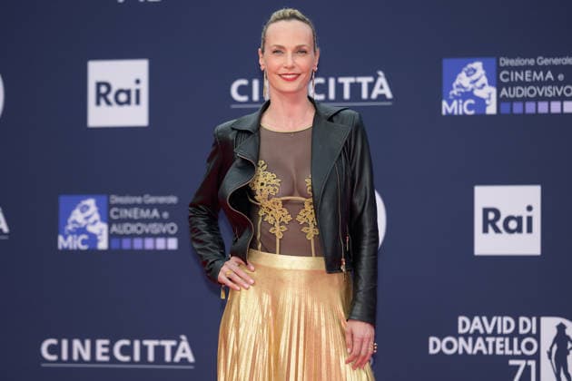 Sara Zanier attends the red carpet of the 71st David Di Donatello italian cinema awards at Cinecitta in Rome (Italy) on May 6, 2026. andreaxstaccioli