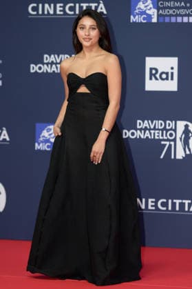 Ludovica Nasti attends the red carpet of the 71st David Di Donatello italian cinema awards at Cinecitta in Rome (Italy) on May 6, 2026. andreaxstaccioli