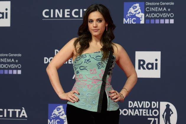 Margherita Vicario attends the red carpet of the 71st David Di Donatello italian cinema awards at Cinecitta in Rome (Italy) on May 6, 2026. andreaxstaccioli